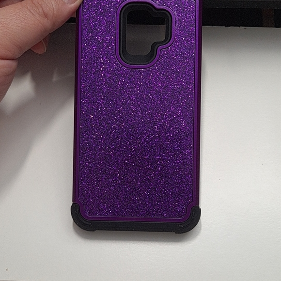 generic Accessories - case for samsung galaxy S9 color purple-black new